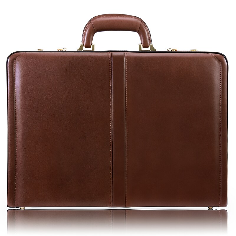 McKlein V Series, REAGAN, Top Grain Cowhide Leather,Attaché Briefcase, Brown (80444) image 1