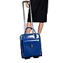 McKlein UPTOWN L Series Leather Briefcase, Laptop Compatible, Rolling, Navy (97697)~#|#~sp136409035_sc7