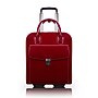 McKlein UPTOWN L Series Leather Briefcase, Laptop Compatible, Rolling, Red (97696)~#|#~sp136409036_sc7