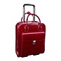 McKlein UPTOWN L Series Leather Briefcase, Laptop Compatible, Rolling, Red (97696)~#|#~sp136409037_sc7