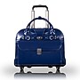 McKlein Roseville Leather Briefcase, Laptop Compatible, Rolling, TSA Checkpoint Friendly, Navy (96647)~#|#~sp136409042_sc7