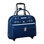McKlein Edgebrook L Series Leather Briefcase, Laptop Compatible, Rolling, Navy (96317)~#|#~sp136409146_sc7