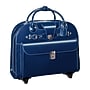 McKlein Edgebrook L Series Leather Briefcase, Laptop Compatible, Rolling, Navy (96317)~#|#~sp136409147_sc7