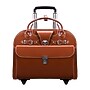 McKlein Edgebrook L Series Leather Briefcase, Laptop Compatible, Rolling, Brown (96314)~#|#~sp136409181_sc7
