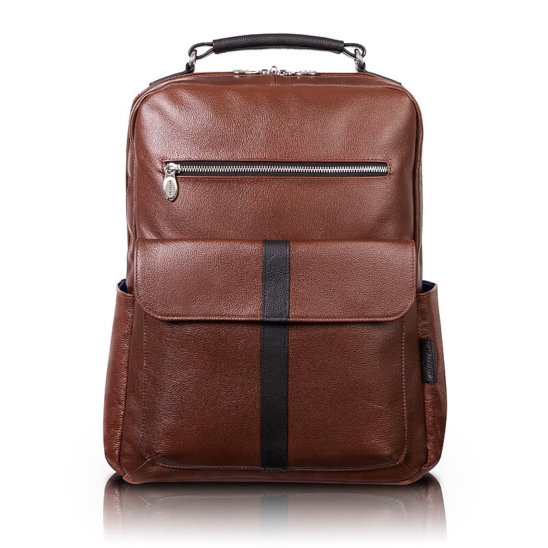 McKlein U Series Logan Genuine Leather Shoulder Bag, Brown (19080) image 1