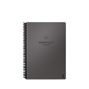 Rocketbook Fusion Smart Notebook, 6" x 8.8", 7 Page Styles, 42 Pages, Gray (EVRF-E-RC-CIG-FR)