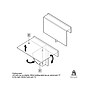 Eden Grove MDF Mounted Desk Shelf, 30", White (9502010)~#|#~sp136409965_sc7