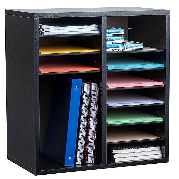 AdirOffice 500 Series 16-Compartment Literature Organizer, 20