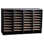 AdirOffice 36-Compartment Literature Organizer, 11.8" x 39.3", Black (500-36-BLK)~#|#~sp13647171_sc7