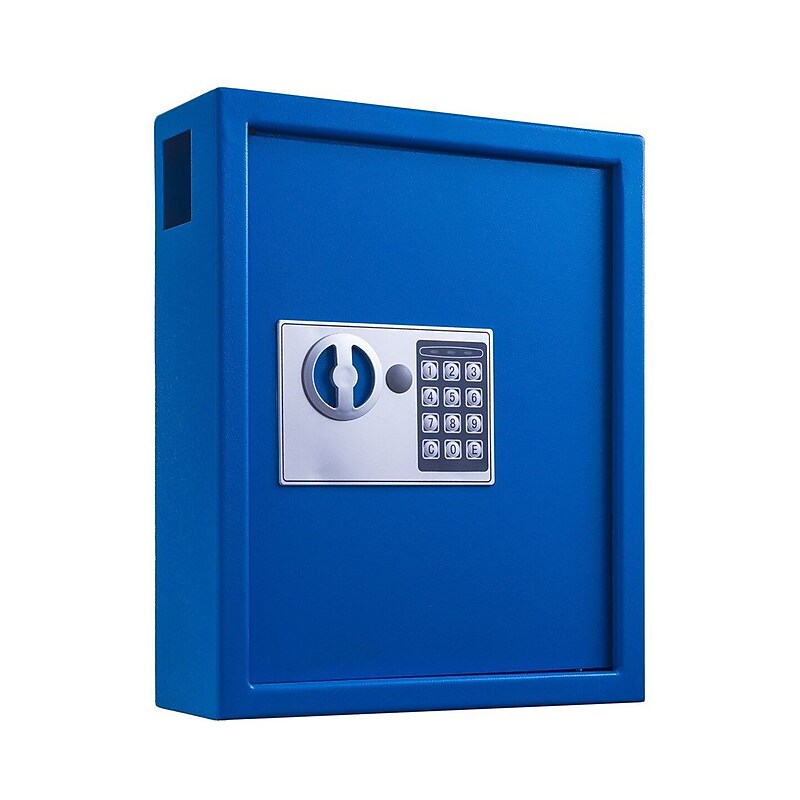 AdirOffice 40 Key Electronic Keypad Cabinet, Blue (680-40-BLU) image 1