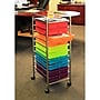 Seville Classics 10-Drawer Organizer Cart, Pearlescent Multi-Color(WEB241)~#|#~sp13649097_sc7