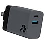 Nimble WALLY Mini USB Type-A/Type-C Adapter for Most Smartphones, Charcoal (NB-AL-PD20W-1C1A)~#|#~sp136537017_sc7