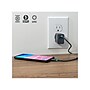 Nimble WALLY Mini USB Type-A/Type-C Adapter for Most Smartphones, Charcoal (NB-AL-PD20W-1C1A)~#|#~sp136537024_sc7
