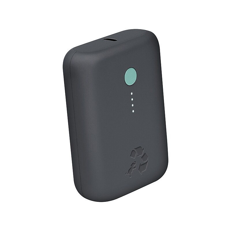 Nimble CHAMP USB Type-A/Type-C Power Bank for Most Smartphones, 10000mAh, Charcoal (NB-CPC-10K-PD-GRY) image 1