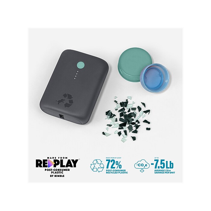 Nimble CHAMP USB Type-A/Type-C Power Bank for Most Smartphones