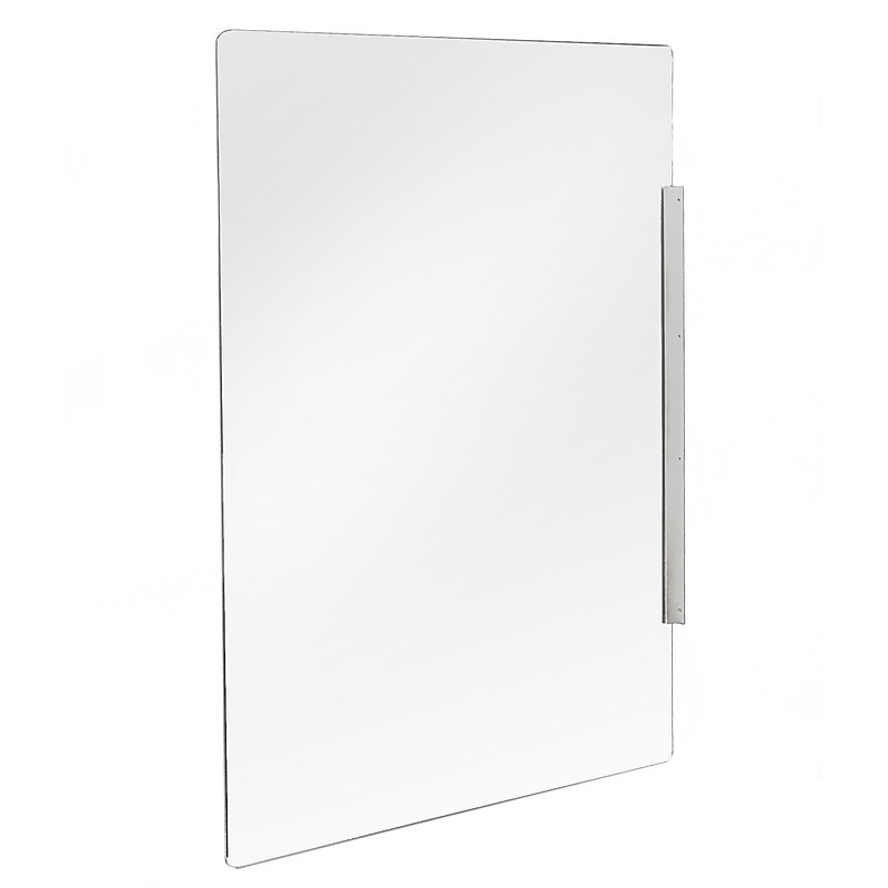 Gemini Magnetic Surface Mount Sneeze Guard, 26" x 40", Clear Acrylic (MAG4026-118) image 1