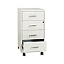 Office Designs 4-Drawer Mobile Organizer, Pearl White (21590)~#|#~sp136743330_sc7