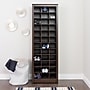 Prepac Space-Saving Shoe Storage Cabinet, Espresso (EUSR-0009-1)~#|#~sp13682245_sc7