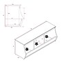 Prepac Monterey Stacked 6-Bin Storage Cubbie, White Set of 2 (WRSM-0003-2M)~#|#~sp13682824_sc7