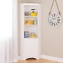 Prepac Elite White Tall 1-Door Corner Storage Cabinet (WSCC-0604-1)~#|#~sp13682896_sc7