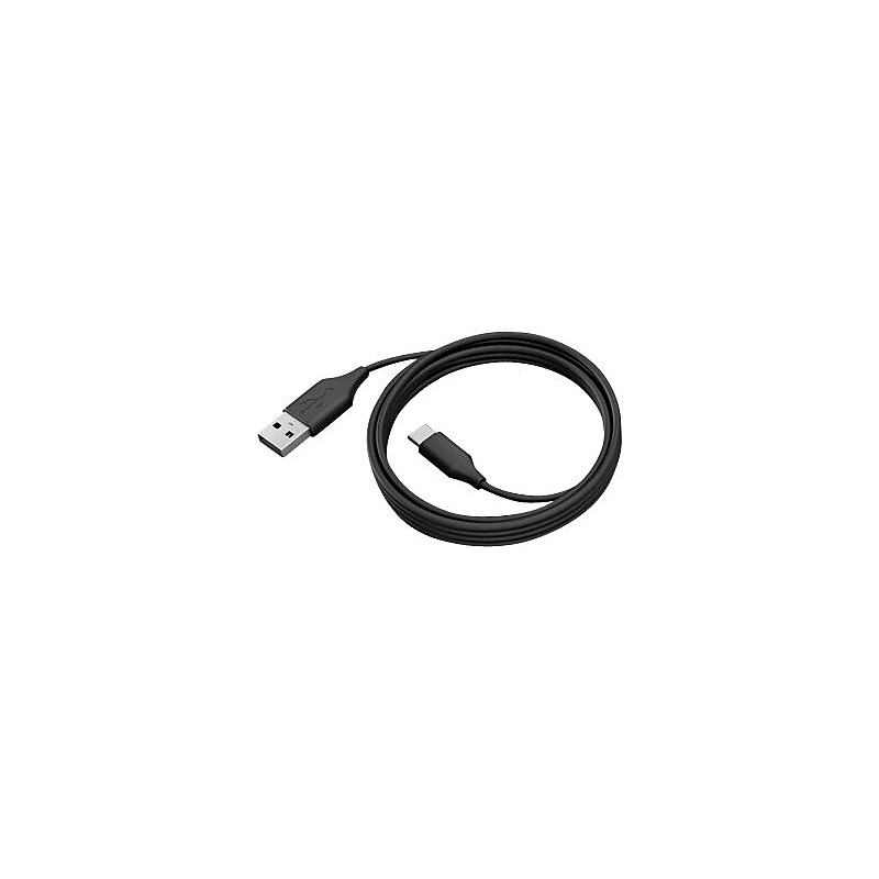 Jabra 6.56' USB C to A Cable, Black (14202-10) image 1