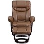 Flash Furniture Allie Contemporary LeatherSoft Recliner Chair and Ottoman, Palimino (BT7821PALIMINO)~#|#~sp137082203_sc7