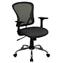 Flash Furniture Alfred Ergonomic Mesh Swivel Mid-Back Task Office Chair, Dark Gray (H8369FDKGY)~#|#~sp137082319_sc7