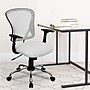 Flash Furniture Alfred Ergonomic Mesh Swivel Mid-Back Task Office Chair, White (H8369FWHT)~#|#~sp137082348_sc7