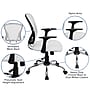 Flash Furniture Alfred Ergonomic Mesh Swivel Mid-Back Task Office Chair, White (H8369FWHT)~#|#~sp137082351_sc7