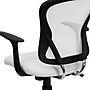 Flash Furniture Alfred Ergonomic Mesh Swivel Mid-Back Task Office Chair, White (H8369FWHT)~#|#~sp137082354_sc7