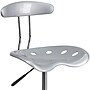 Belnick Vibrant Chrome Drafting Stool with Tractor Seat, Silver~#|#~sp137082585_sc7