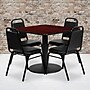 Flash Furniture Table Set, 36"D x 36"W, Mahogany (RSRB1010-GG)~#|#~sp137082642_sc7