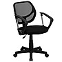 Flash Furniture Neri Ergonomic Mesh Swivel Low Back Task Office Chair, Black (WA3074BKARM)~#|#~sp137082644_sc7