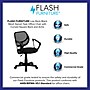 Flash Furniture Neri Ergonomic Mesh Swivel Low Back Task Office Chair, Black (WA3074BKARM)~#|#~sp137082646_sc7