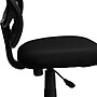 Flash Furniture Neri Armless Ergonomic Mesh Swivel Low Back Task Office Chair, Black (WA3074BK)~#|#~sp137082652_sc7