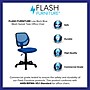 Flash Furniture Neri Armless Ergonomic Mesh Swivel Low Back Task Office Chair, Blue (WA3074BL)~#|#~sp137082660_sc7