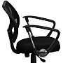 Flash Furniture Neri Ergonomic Mesh Swivel Low Back Task Office Chair, Black (WA3074BKARM)~#|#~sp137082877_sc7