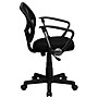Flash Furniture Neri Ergonomic Mesh Swivel Low Back Task Office Chair, Black (WA3074BKARM)~#|#~sp137082879_sc7