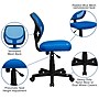 Flash Furniture Neri Armless Ergonomic Mesh Swivel Low Back Task Office Chair, Blue (WA3074BL)~#|#~sp137082899_sc7