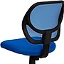 Flash Furniture Neri Armless Ergonomic Mesh Swivel Low Back Task Office Chair, Blue (WA3074BL)~#|#~sp137082902_sc7
