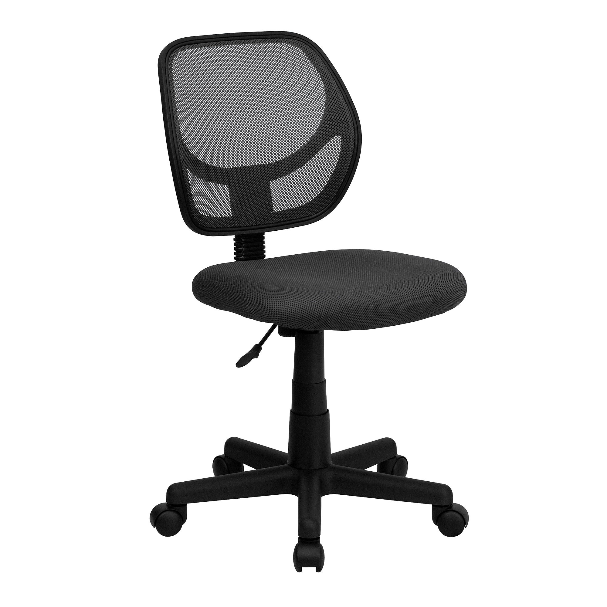 Flash Furniture Neri Armless Ergonomic Mesh Swivel Low Back Task Office Chair, Gray (WA3074GY) Sansujyuku sansujyuku.com