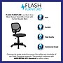 Flash Furniture Neri Armless Ergonomic Mesh Swivel Low Back Task Office Chair, Gray (WA3074GY)~#|#~sp137082952_sc7