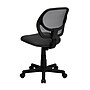 Flash Furniture Neri Armless Ergonomic Mesh Swivel Low Back Task Office Chair, Gray (WA3074GY)~#|#~sp137082957_sc7