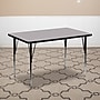 Flash Furniture Wren Rectangular Activity Table, 24" x 48", Height Adjustable, Gray (XUA2448RECGYTA)~#|#~sp137083245_sc7