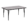 Flash Furniture Wren Rectangular Activity Table, 24" x 48", Height Adjustable, Gray (XUA2448RECGYTP)~#|#~sp137083255_sc7