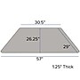 Flash Furniture Wren Trapezoid Activity Table, 29" x 57", Height Adjustable, Gray (XUA3060TRAPGYTP)~#|#~sp137083299_sc7