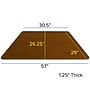 Flash Furniture Wren Trapezoid Activity Table, 29" x 57", Height Adjustable, Oak (XUA3060TRPOAKTP)~#|#~sp137083306_sc7