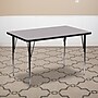 Flash Furniture Wren Rectangular Activity Table, 30" x 72", Height Adjustable, Gray (XUA3072RECGYTA)~#|#~sp137083308_sc7