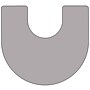 Flash Furniture 21 1/8" - 30 1/8H x 60W x 66D 16 Gauge Tubular Steel Horseshoe Activity Table, Gray~#|#~sp137083499_sc7