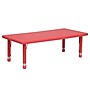 Flash Furniture Wren Rectangular Activity Table, 24" x 48", Height Adjustable, Red (YUYCX001RECTBRD)~#|#~sp137083547_sc7